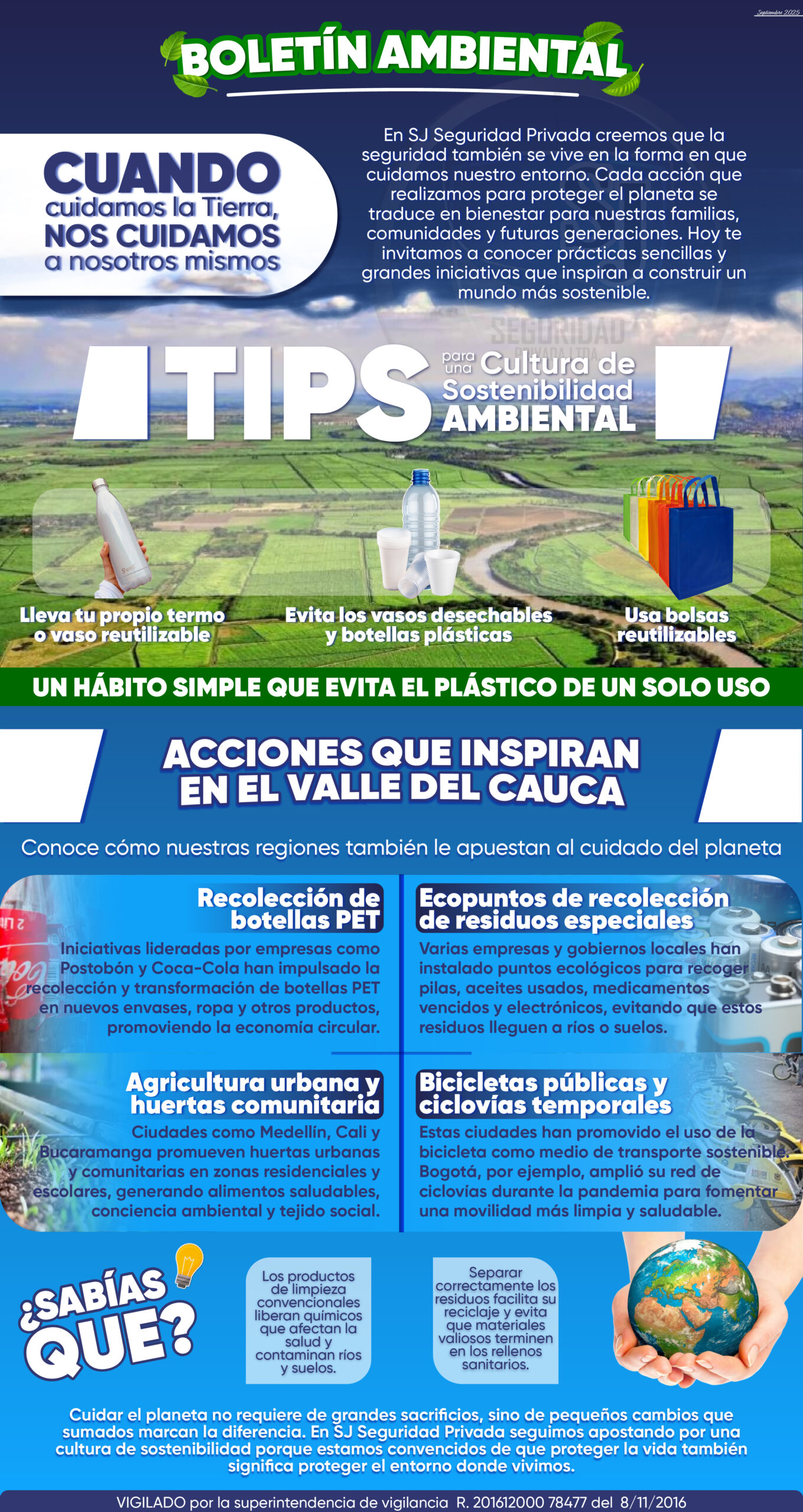 Boletín Ambiental "Cuidando la Tierra"