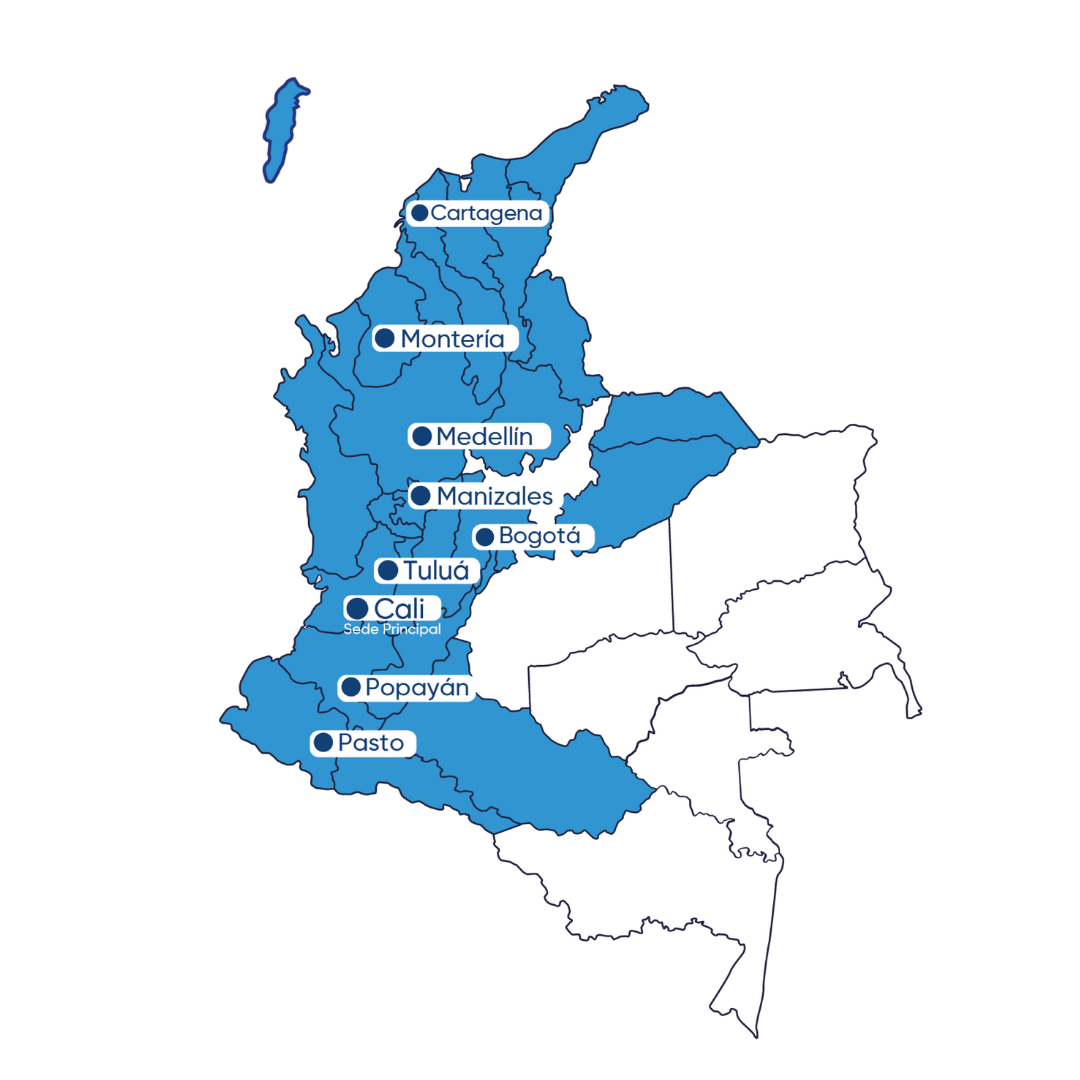 Sedes y ubicacion de SJ Seguridad privada Ltda